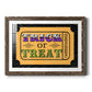 Trick or Treat Ticket - Barnwood Framed Art Print