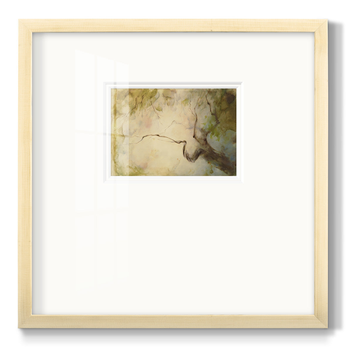 Verdant April - Double Matboard Framed Print