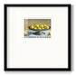 Silver Lemons Premium Framed Print Double Matboard