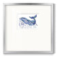 Whale Love I Premium Framed Print Double Matboard