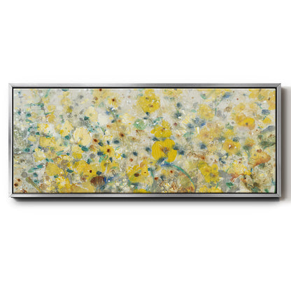 Cheerful Garden II - Floater Framed Canvas Print