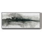Dramatic Setting - Floater Framed Canvas Print