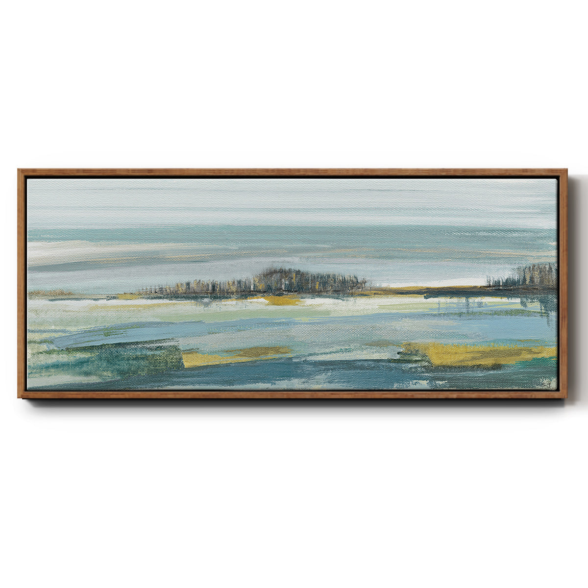 Lewbeach Vista - Floater Framed Canvas Print