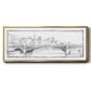 Pont de Notre Dame - Floater Framed Canvas Print