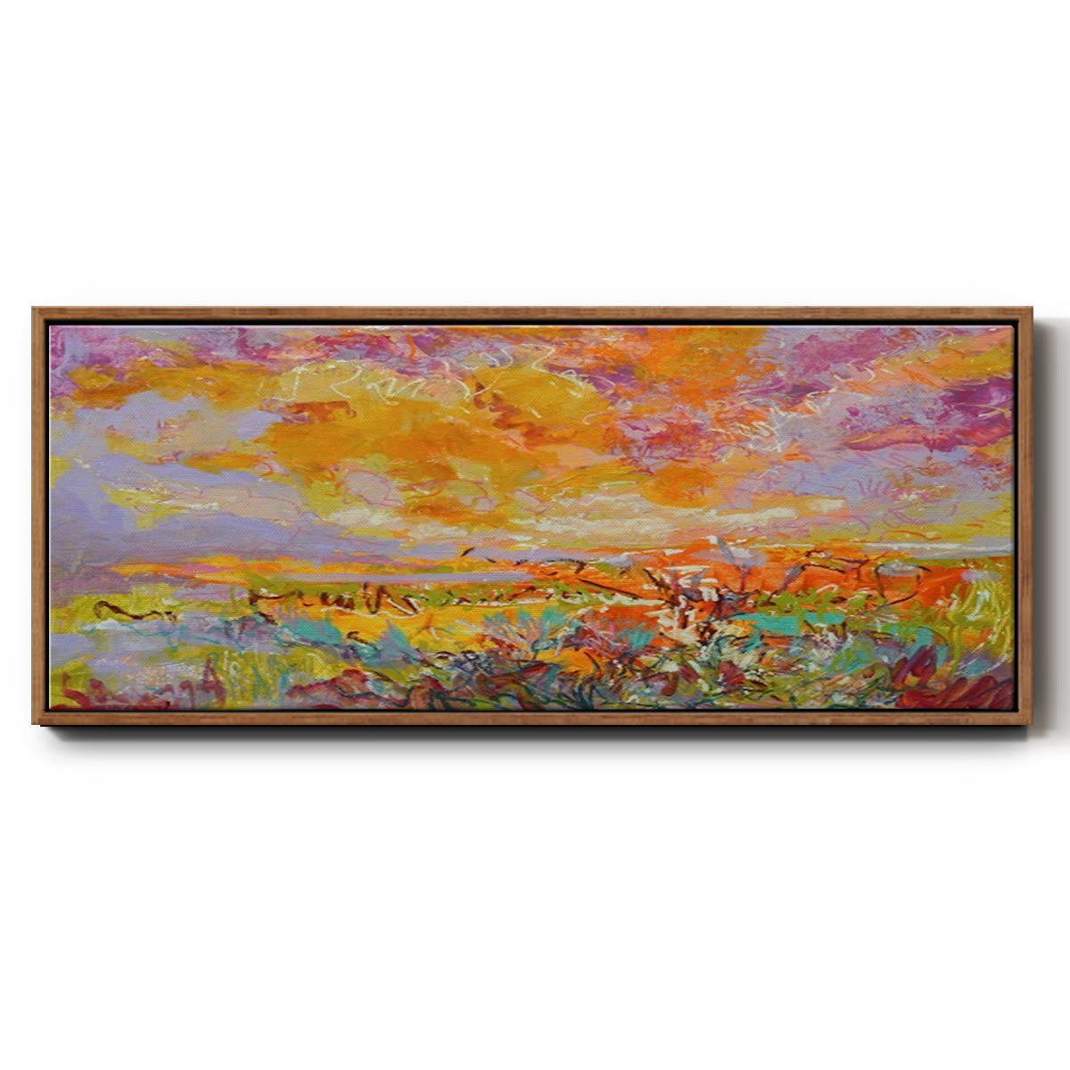 Radiance Remembered - Floater Framed Canvas Print