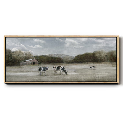 Country Satisfaction - Floater Framed Canvas Print