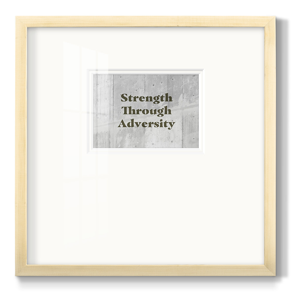 Bro-Inspo VII - Double Matboard Framed Print