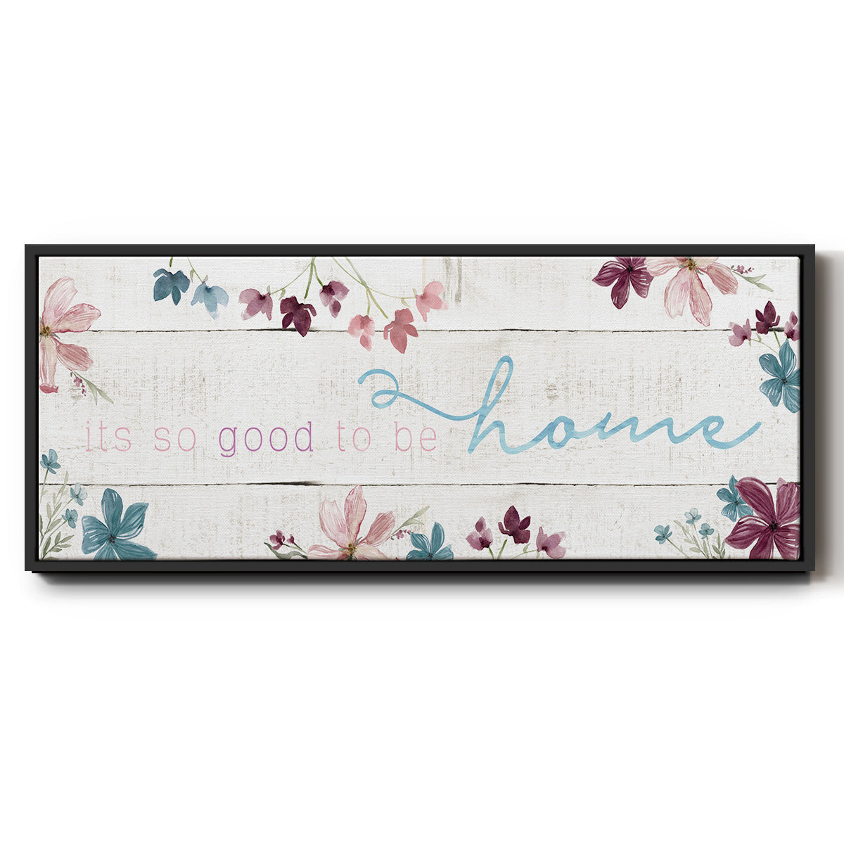Good To Be Home - Floater Framed Canvas Print