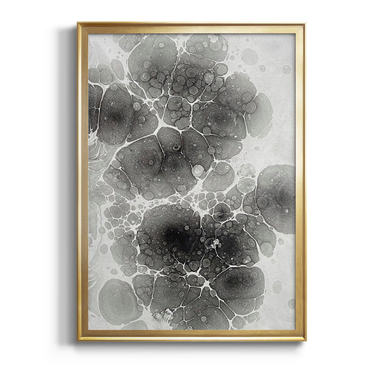 Marbling II - Modern Framed Canvas Print