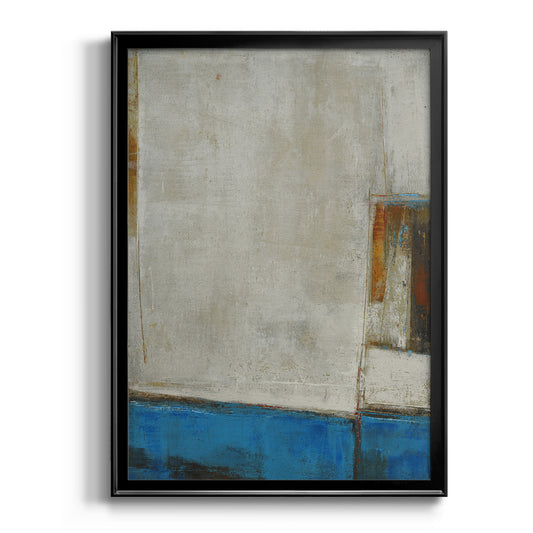 A Warped Window - Modern Framed Canvas Print