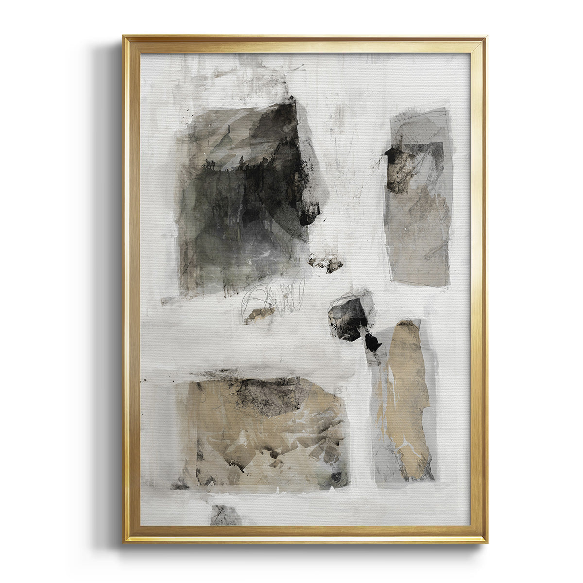 A Simple Love I - Modern Framed Canvas Print