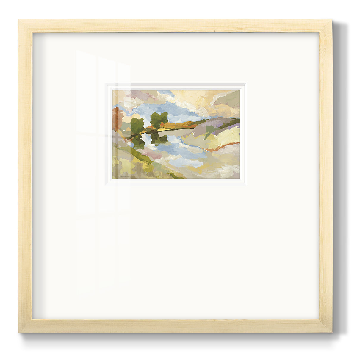 Uplands I - Double Matboard Framed Print