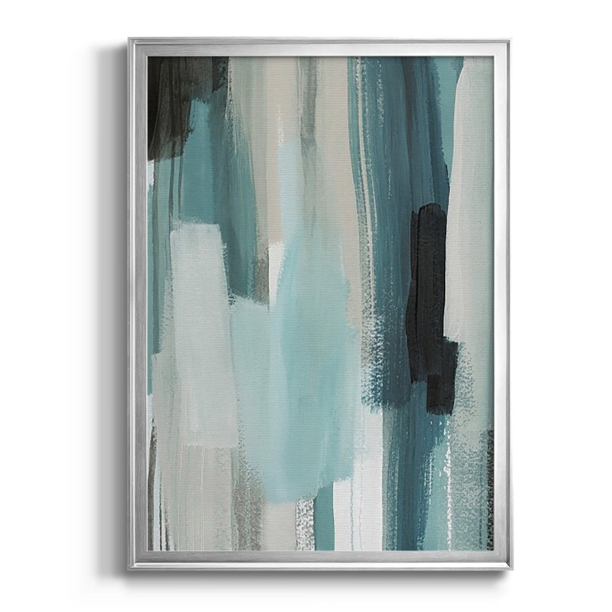 Scribe Shore II - Modern Framed Canvas Print