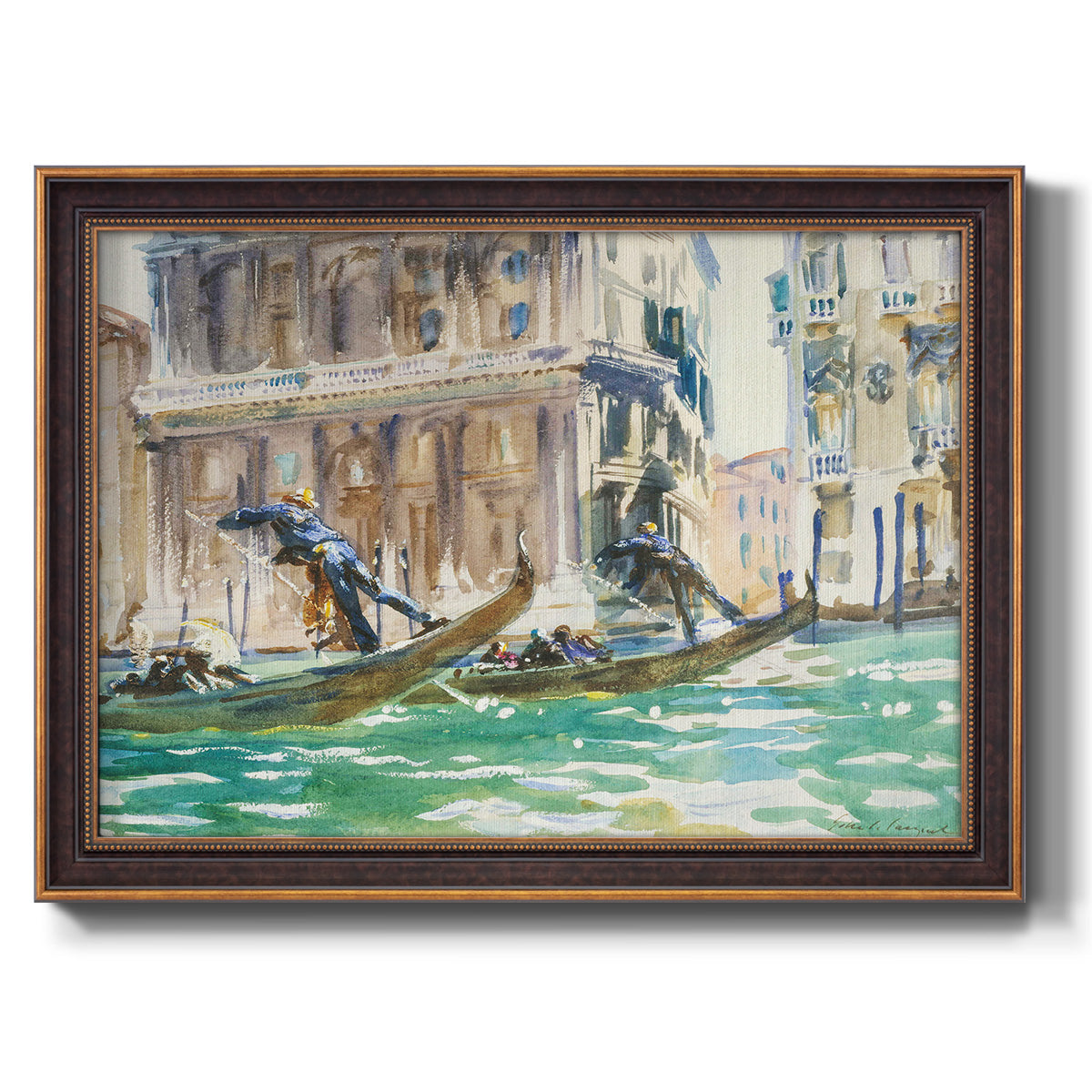 View of Venice, 1906 - Ornate Framed Canvas Print