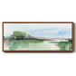 Abstract Wetland IV - Floater Framed Canvas Print