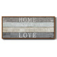 Home Love - Floater Framed Canvas Print
