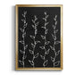 Ivory Vines I - Modern Framed Canvas Print