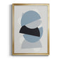 Shapely Blues I - Modern Framed Canvas Print