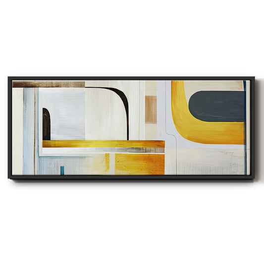 Turnabout - Floater Framed Canvas Print