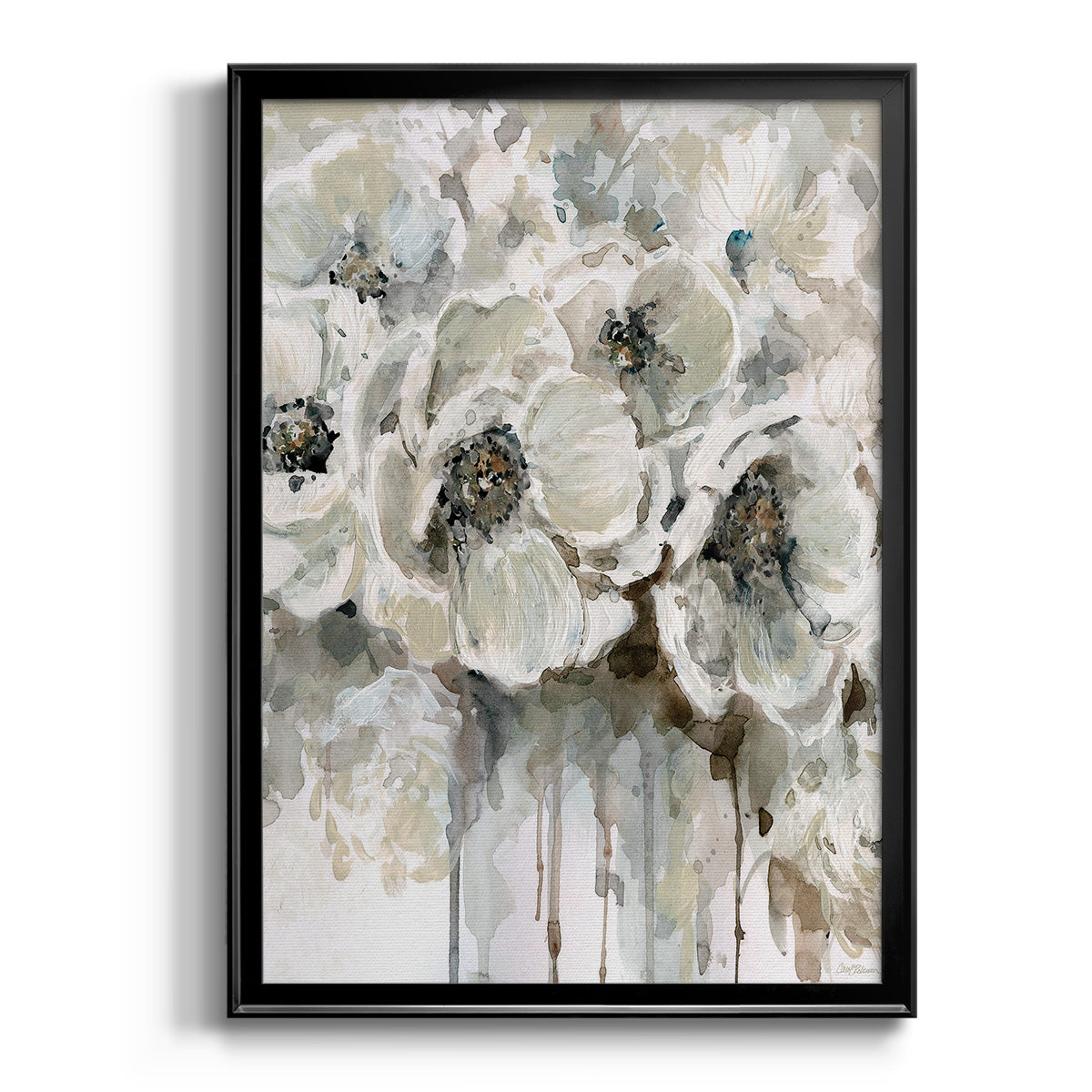 Soft Fragrance I - Modern Framed Canvas Print