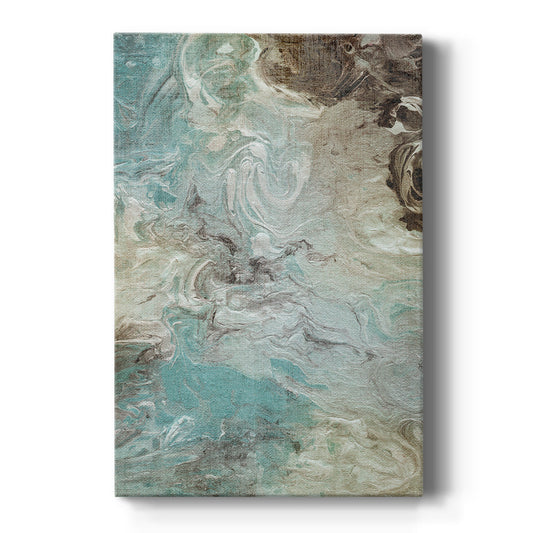 Aqua Marble - Canvas Art Print