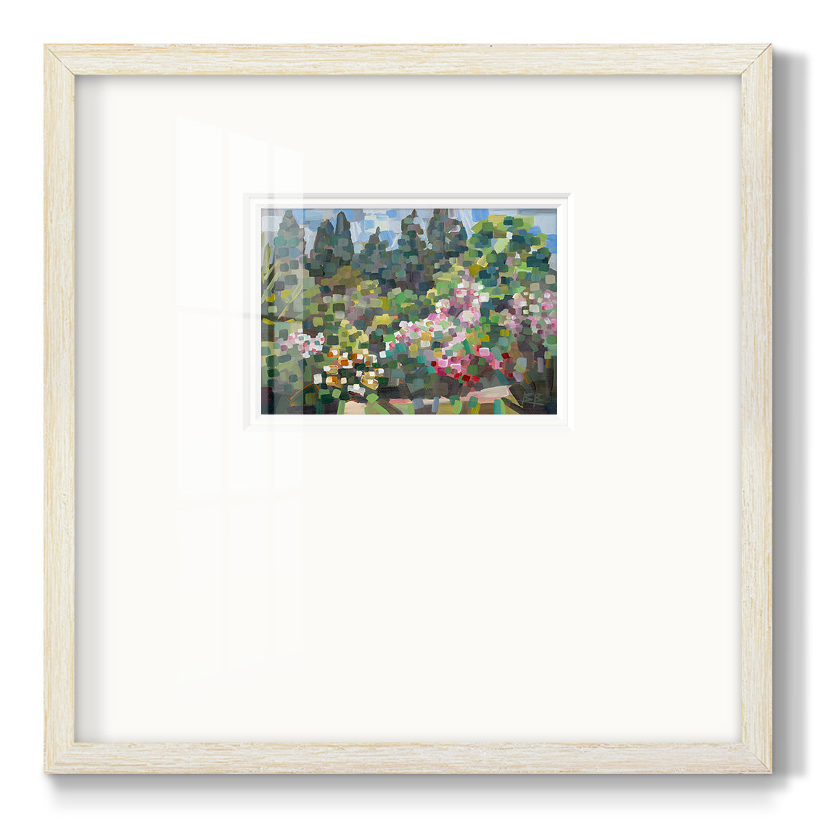 Arboretum in Spring Premium Framed Print Double Matboard