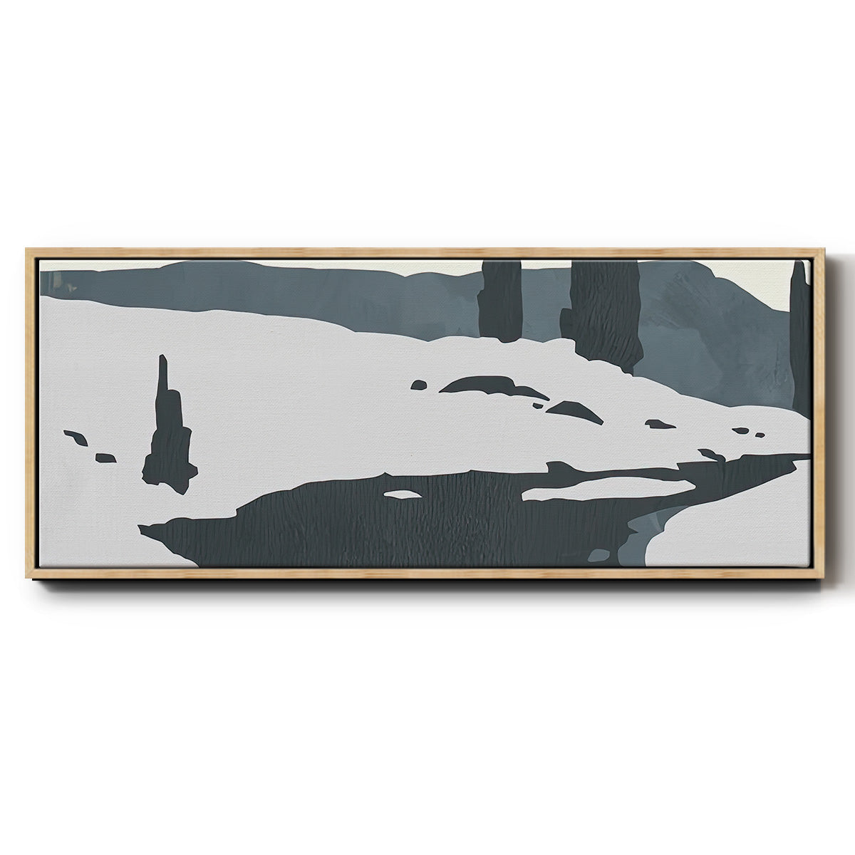 Cutter Island II - Floater Framed Canvas Print