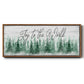 Joy to the World - Floater Framed Canvas Print