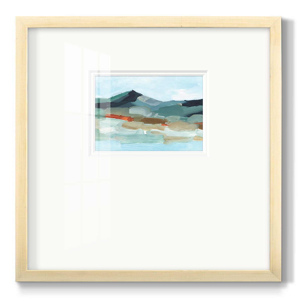 Autumn Mountains I Premium Framed Print Double Matboard