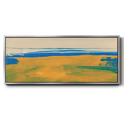 North Fork II - Floater Framed Canvas Print