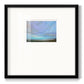 Coastal Views III Premium Framed Print Double Matboard