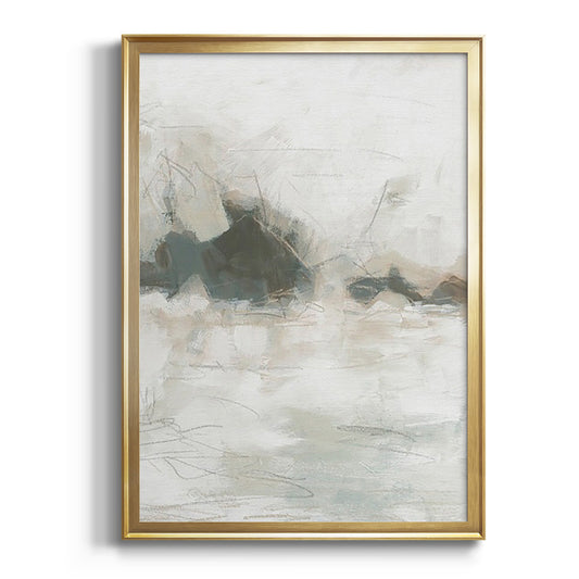 Horizon Break I - Modern Framed Canvas Print