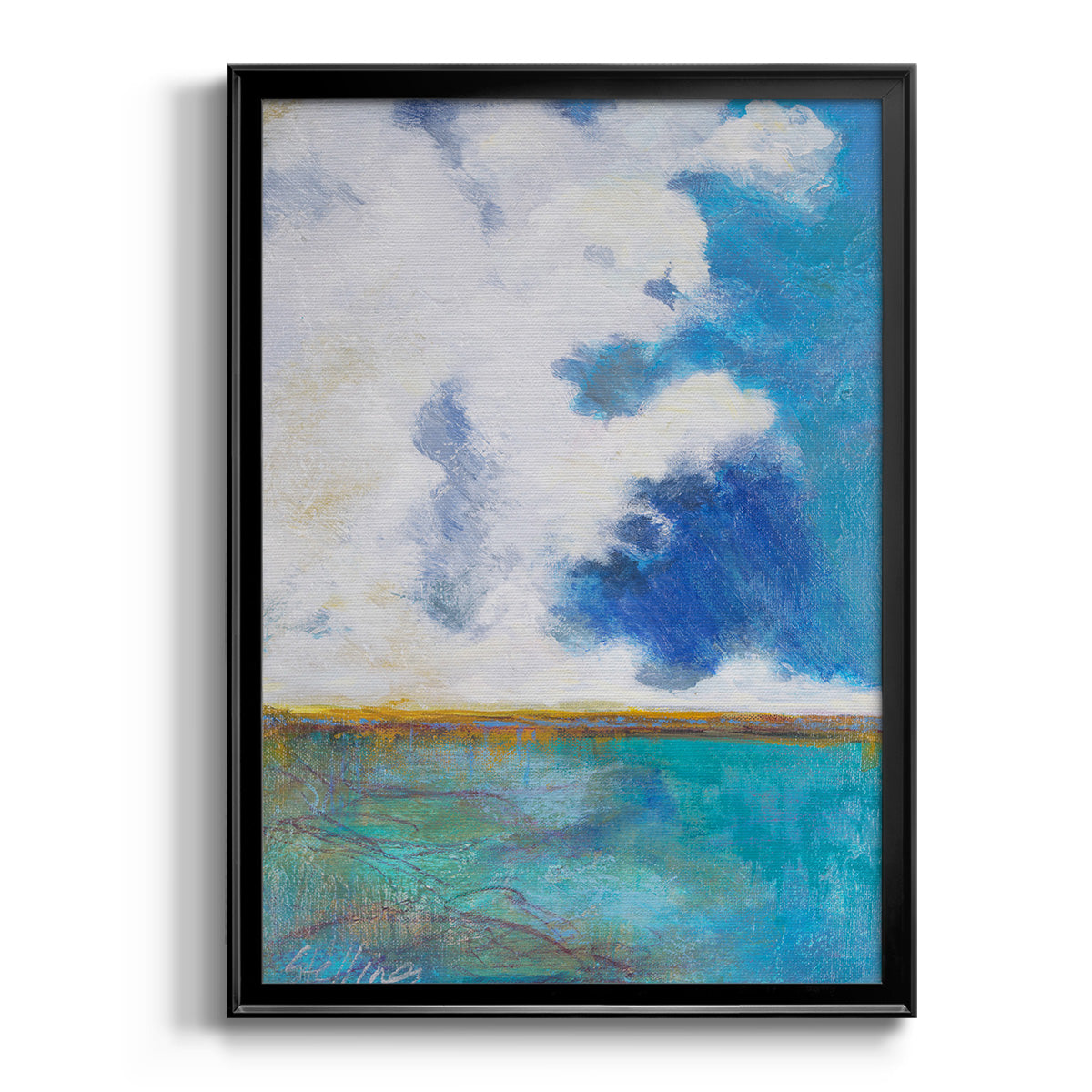 Mistrall - Modern Framed Canvas Print