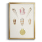 Pastel Knorr Shells I - Modern Framed Canvas Print