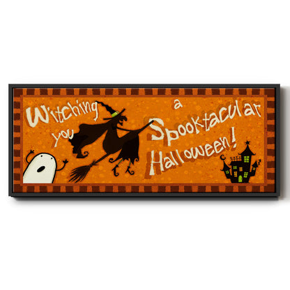 Spooktacular Collection D - Floater Framed Canvas Print