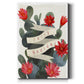 Desert Christmas Cactus I Premium Gallery Wrapped Canvas - Ready to Hang