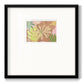 Neutral Blooms II - Double Matboard Framed Print