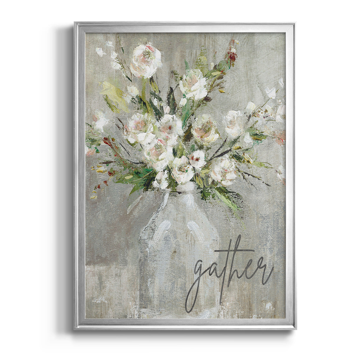 Gather - Modern Framed Canvas Print