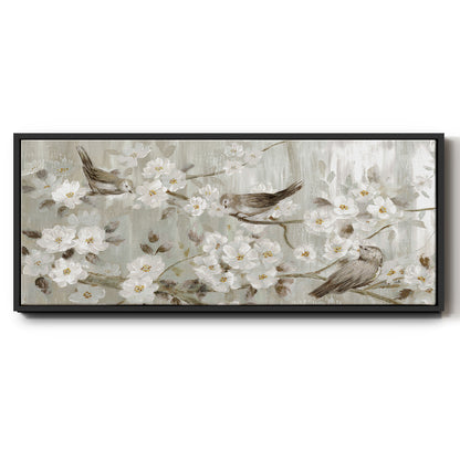 Songs of Spring - Floater Framed Canvas Print