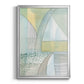 Mint Reflection II - Modern Framed Canvas Print