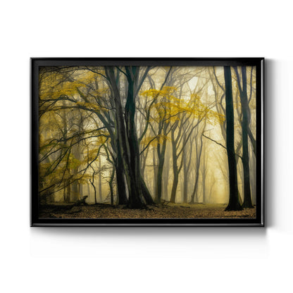 In Love with Golden Fall - Modern Framed Canvas Print