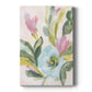 Floral Breeze Fresco  II - Canvas Art Print