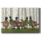 Pheasant Shooting Party Group 3 Premium Gallery Wrapped Canvas - Ready to Hang