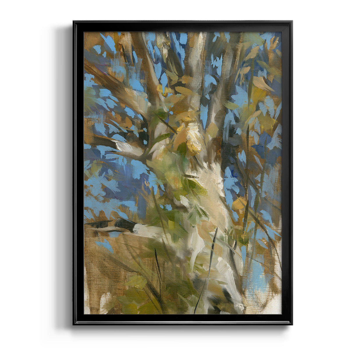 Oak Tree - Modern Framed Canvas Print