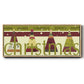 Happy Merry Joyous - Floater Framed Canvas Print