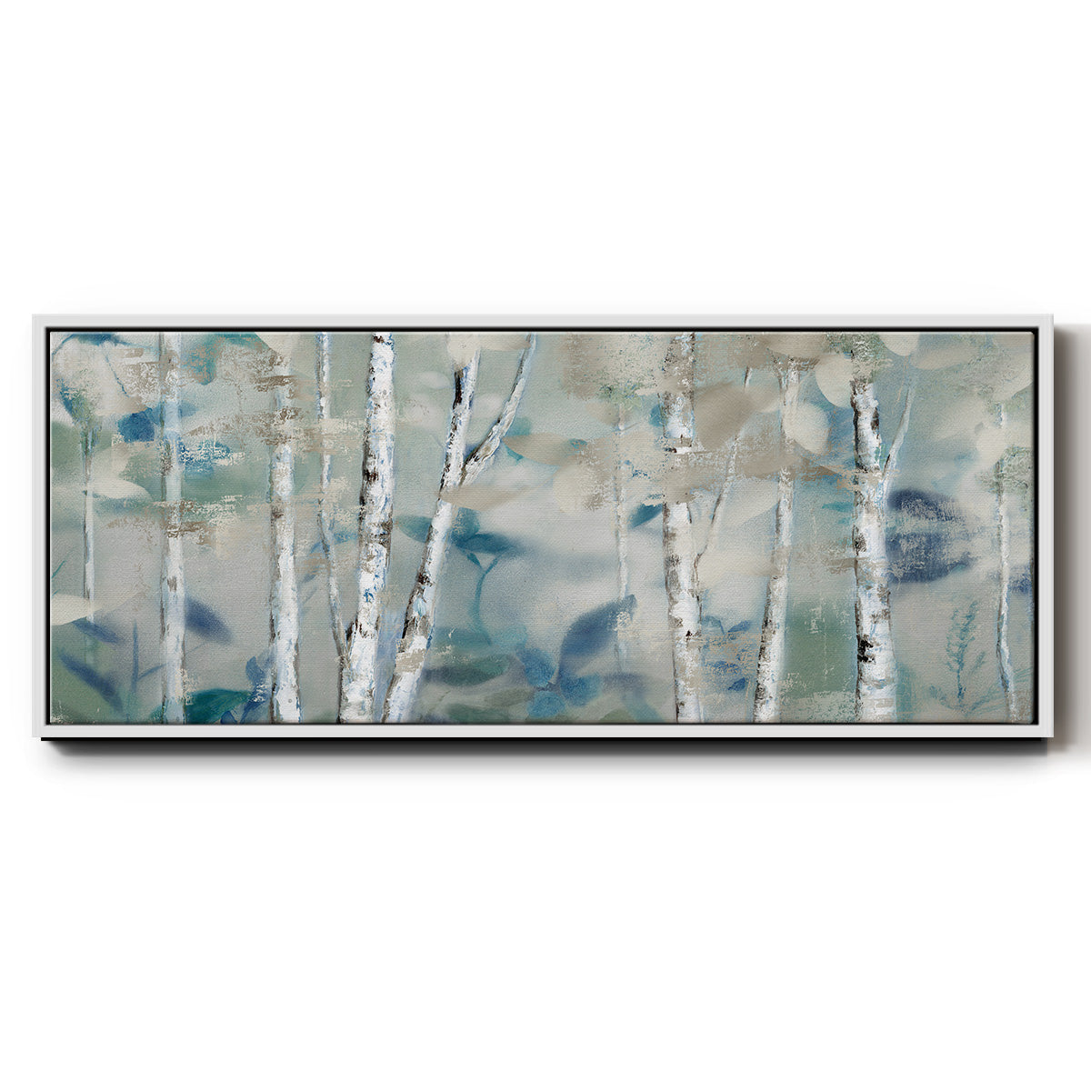 Zen Forest I - Floater Framed Canvas Print