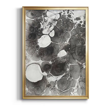 Marbling IV - Modern Framed Canvas Print