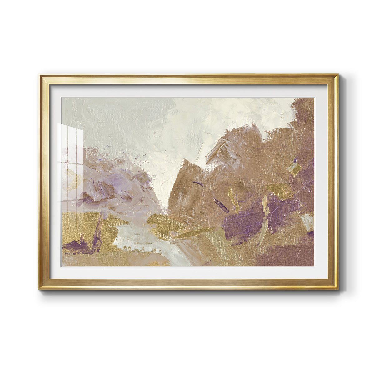 Fall Clearing Variation 2 - Modern Framed Art Print
