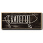 Grateful Pig - Floater Framed Canvas Print