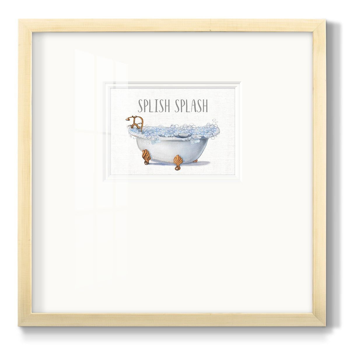 Splish Splash - Double Matboard Framed Print